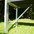 Bänk Nonwood/Stål Antracit 180 cm Hortus